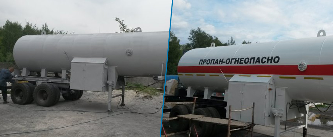 Покраска цистерн в 